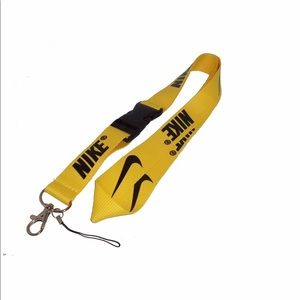 NEW Yellow Nike Lanyard